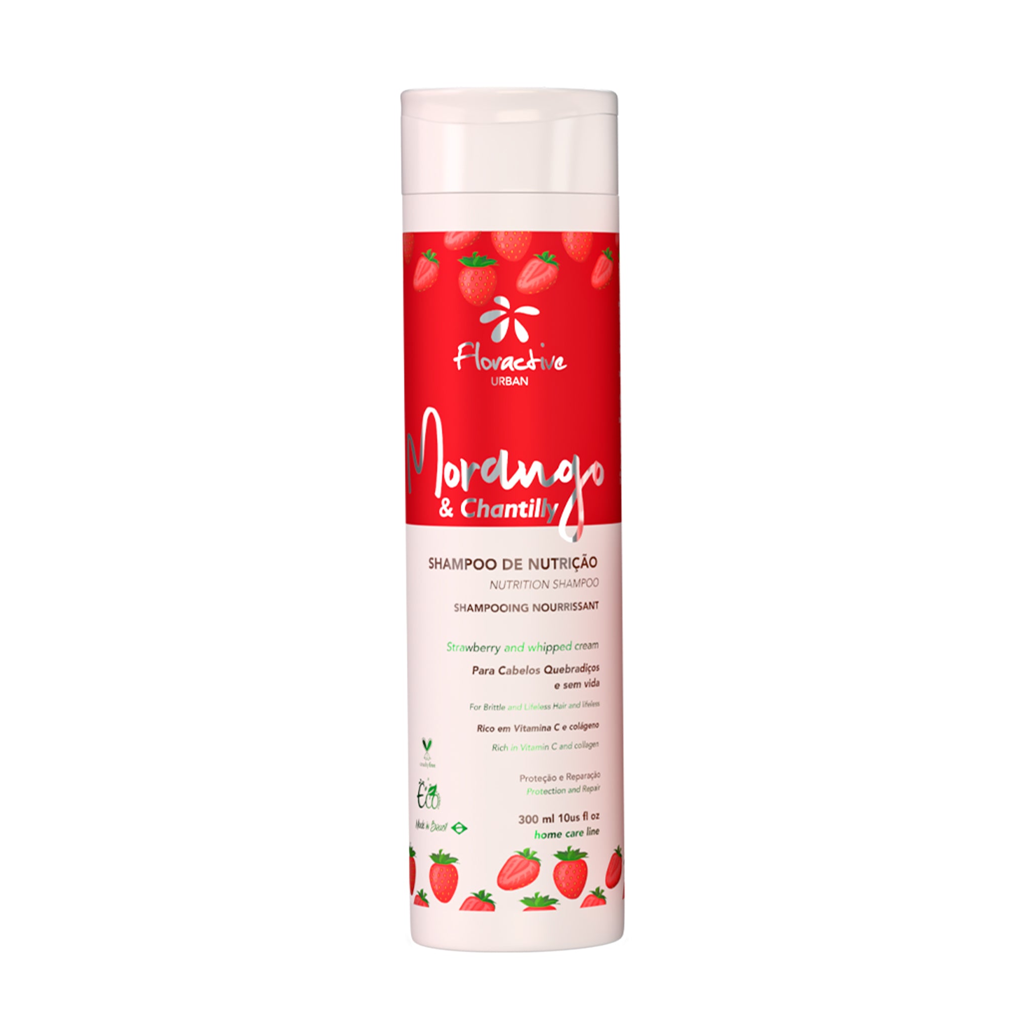 Strawberry & Whipped Cream Shampoo for Brick, Lifeless Hair