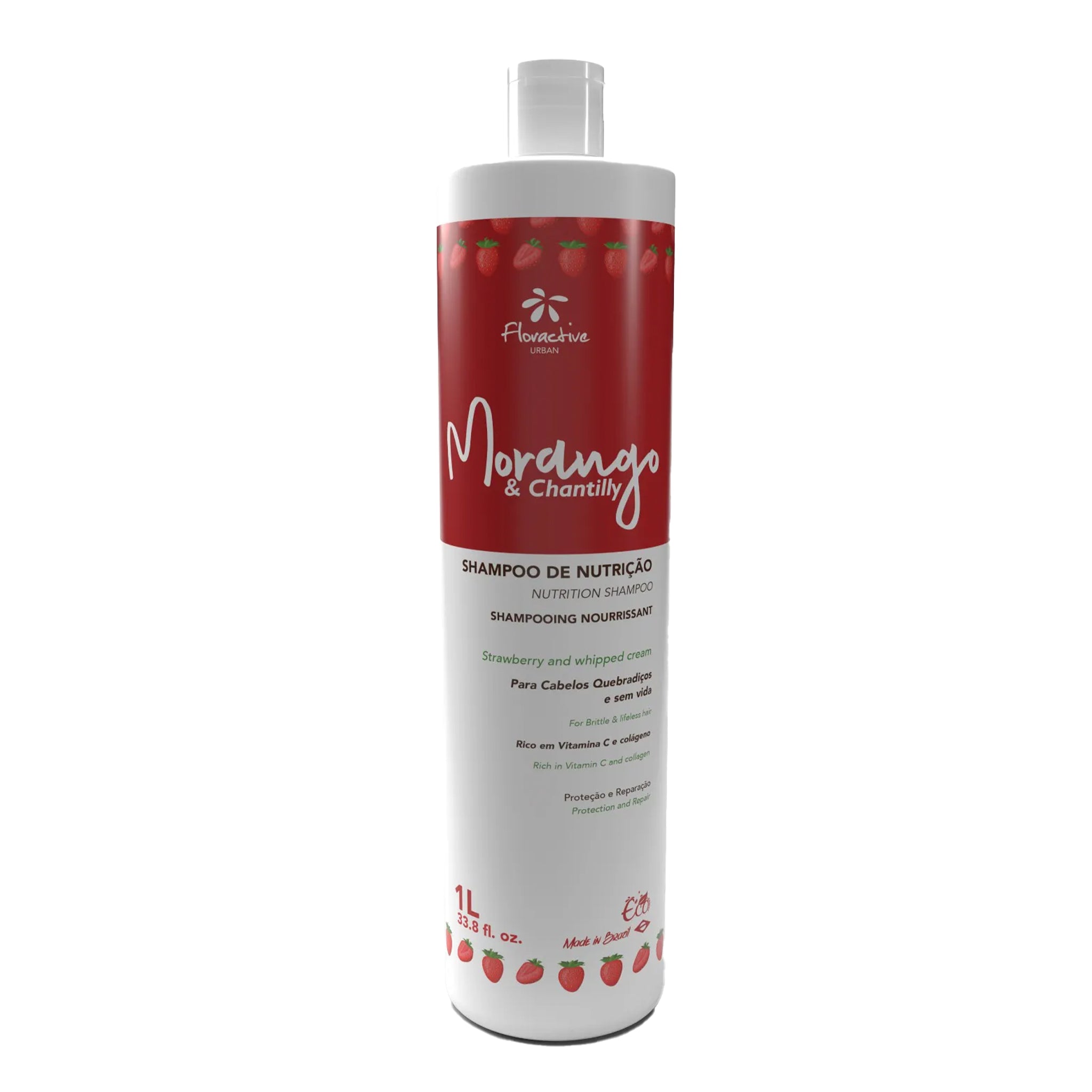 Strawberry & Whipped Cream Shampoo for Brick, Lifeless Hair