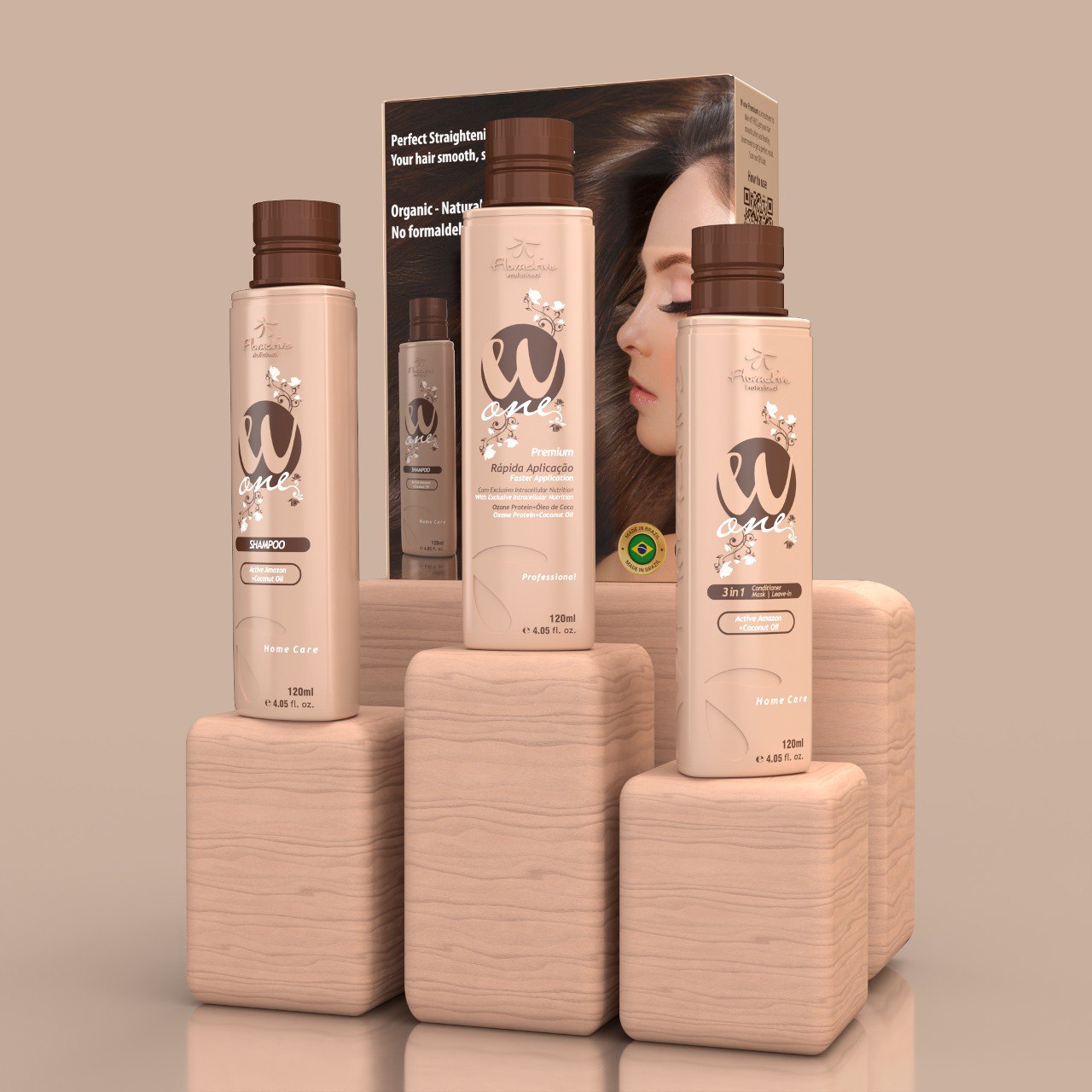 WOne Original Nanoplasty Mini Kit – Professional Hair Straightening
