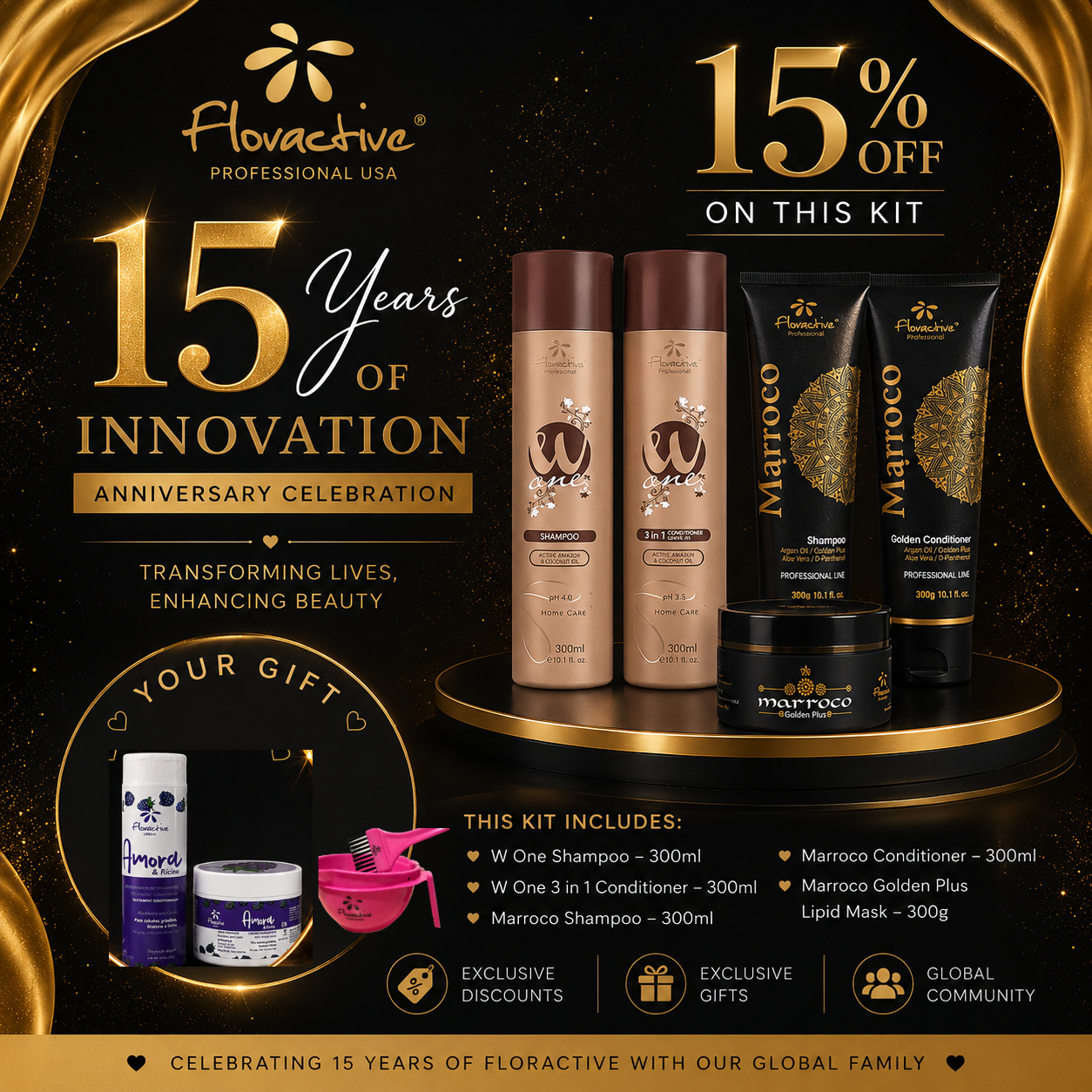 Special Kit #5 - Home Care for any hair type